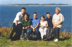 Wycieczka po Isles of Scilly od lewej: Marcin, Wojtek, ja, Zuzia, Marcin i Pani Ewa