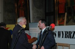 Wręczenie nagrody 'Rejs Roku 2004' w Ratuszu Gdańskim